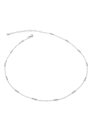 Monica Vinader triple-beaded chain necklace - Silver