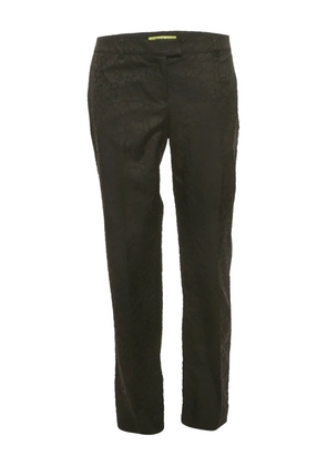 Versace Jeans Couture 44 jacquard COTTON trousers - Black
