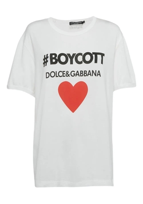 Dolce & Gabbana Pre-Owned Boycott T-shirt - White