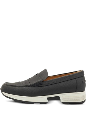 Hermès Pre-Owned Kennedy leather loafers - Black