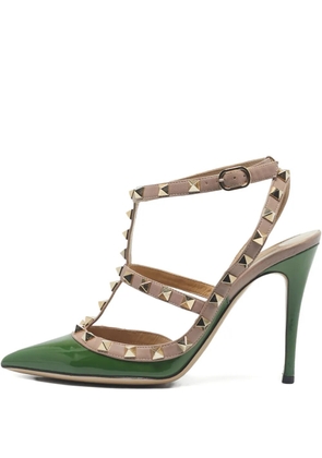 Valentino Garavani Pre-Owned Rockstud strap pumps - Neutrals