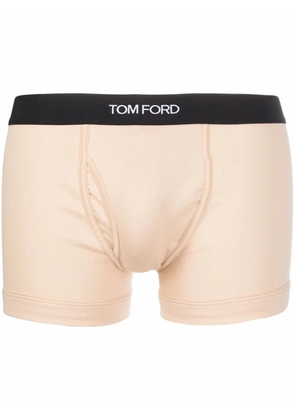 TOM FORD logo-waistband boxer briefs - Neutrals