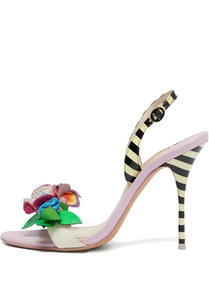 Sophia Webster Lilico flower-embellished sandals - White