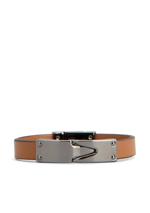 Tod's Greca leather bracelet - Brown