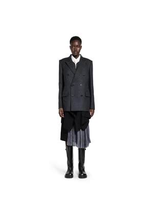 Wool Melton x Wool Knit Blazer