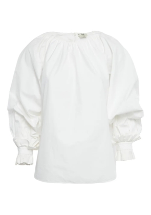 Fendi Pre-Owned balloon-sleeve blouse - White