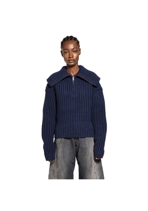 Wool Half-Zip Sweater