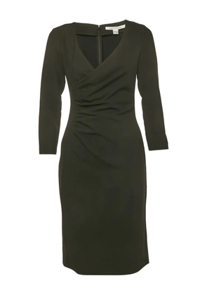Diane Von Furstenberg Vintage Elliana draped midi dress - Black
