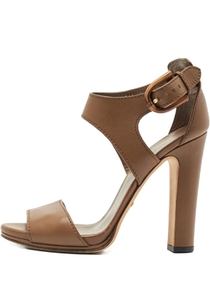 Gucci Pre-Owned leather sandals - Brown