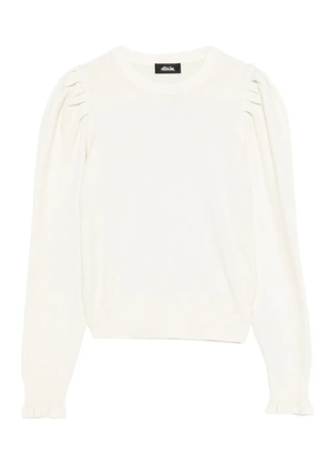 DIXIE puff-sleeve jumper - White