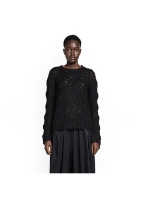 Mohair Lace Knit Sweater