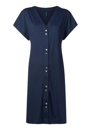 Lygia & Nanny Artemis press-stud fastening midi dress - Blue