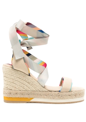 Paul Smith Quilan 50mm Swirl-print espadrilles - Neutrals
