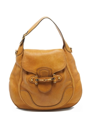 Gucci Pre-Owned leather top-handle bag - Brown