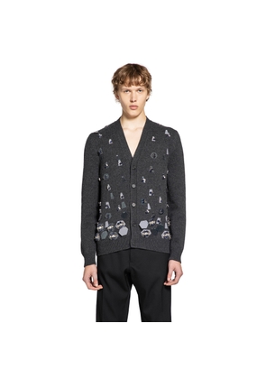 FENDI MAN GREY KNITWEAR