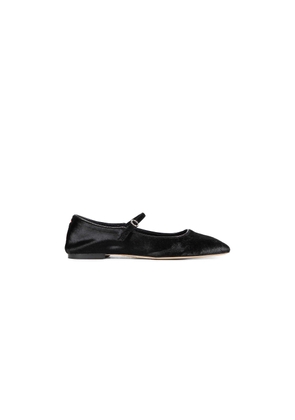 Uma Ponyhair Mary-Jane Flats