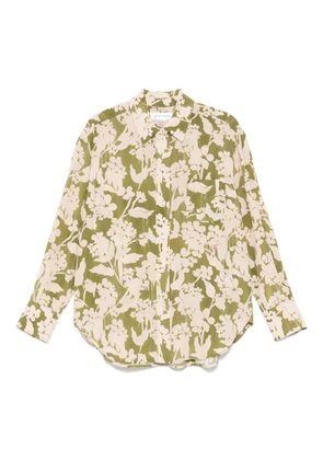 Victoria Beckham floral-print shirt - Green