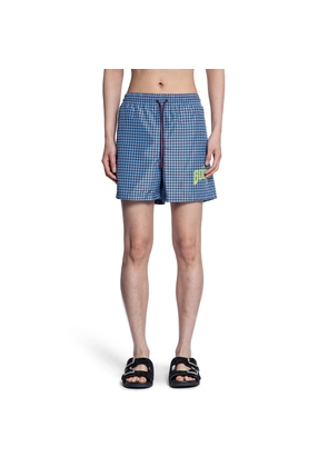 Printed poplin tech swim shorts