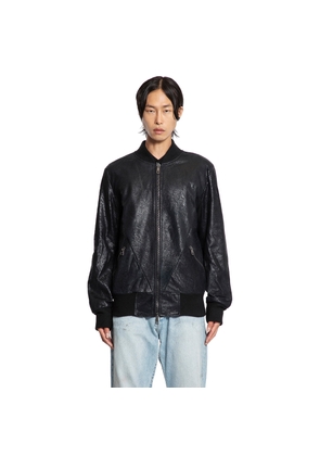 Waxed Lambskin Bomber
