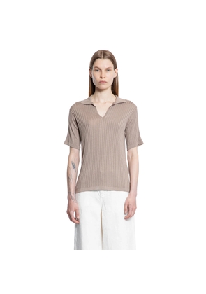 Kaiomi Polo Top in Silk and Viscose