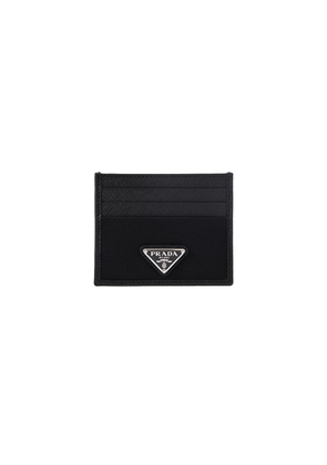 Re-Nylon and Saffiano leather card holder