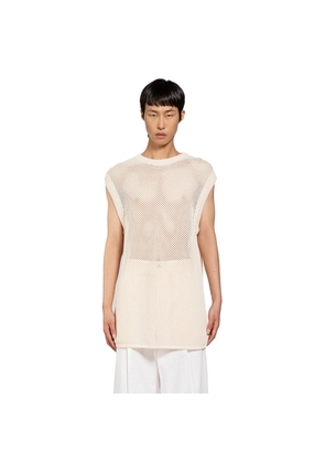 Viscose Nylon Openwork Knit vest