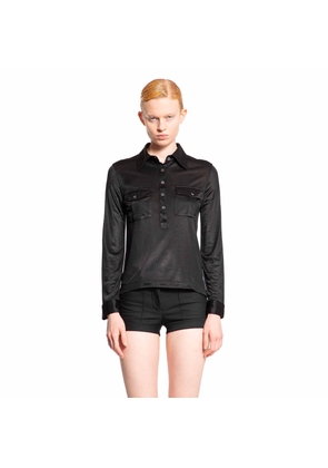 TOM FORD WOMAN BLACK T-SHIRTS & TANK TOPS