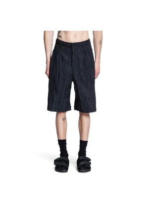 KUON MAN BLACK SHORTS & SKIRTS