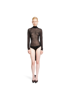 MAGDA BUTRYM WOMAN BLACK BODYSUITS