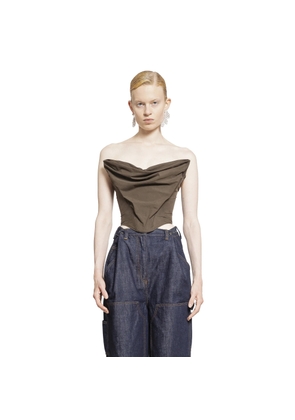 MAGDA BUTRYM WOMAN BROWN TOPS