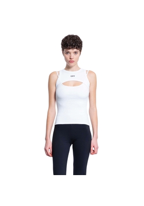 Off Stamp Ribbed Row Top