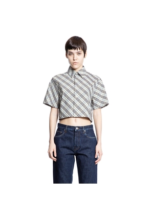 BURBERRY WOMAN BEIGE SHIRTS