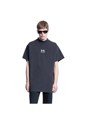 BALENCIAGA MAN BLACK T-SHIRTS & TANK TOPS