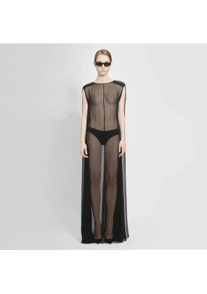 SAINT LAURENT WOMAN BLACK DRESSES