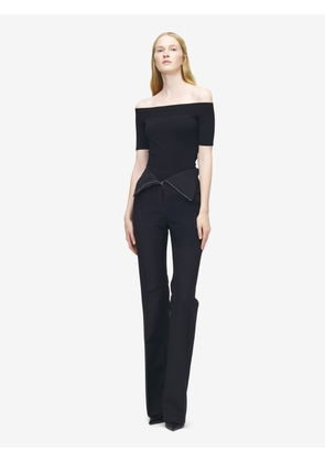 ALEXANDER MCQUEEN - Fold Over Waist Trousers - Item 857843QJADA1000