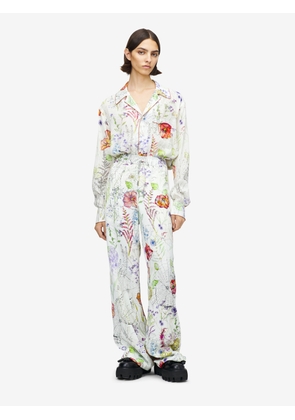 ALEXANDER MCQUEEN - Meadow Floral Print - Item 819000QZAQV9015