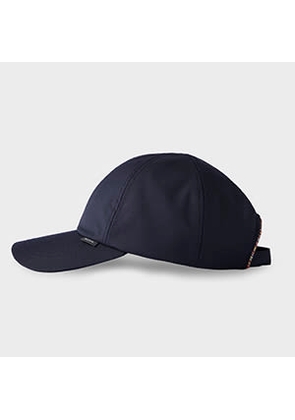 Paul Smith Navy 'Storm System' Wool Cap Blue