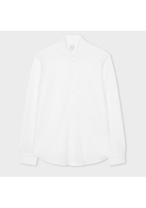 Paul Smith White Cotton Pique Shirt