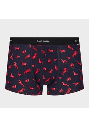 Paul Smith Navy 'Year of the Horse' Boxer Briefs Blue