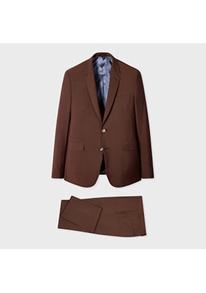 Paul Smith The Kensington - Slim-Fit Burgundy Wool-Mohair Suit Red
