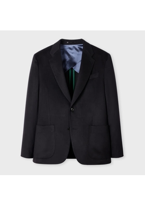 Paul Smith Navy Blue Cashmere Two-Button Blazer