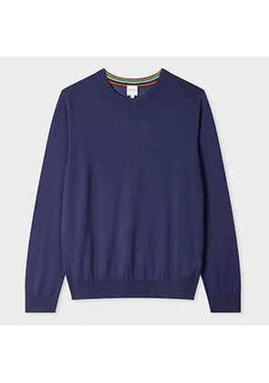 Paul Smith Indigo Merino Wool Sweater Purple