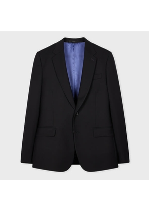 Paul Smith The Soho - Tailored-Fit Black Wool 'A Suit To Travel In' Blazer