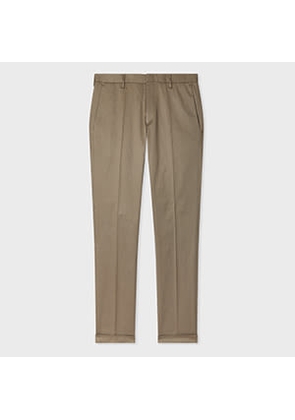 Paul Smith Slim-Fit Grey Cotton-Stretch Chinos