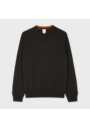 Paul Smith Dark Green Cashmere Crew Neck Sweater