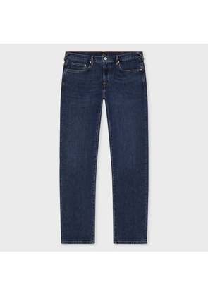 PS Paul Smith Relaxed Tapered-Fit Dark-Wash Organic Vintage Stretch Jeans Dark-Wash Denim