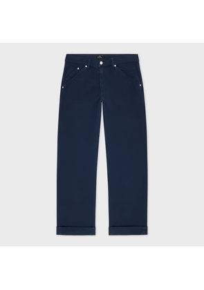 PS Paul Smith Relaxed-Fit Navy Garment-Dyed Jeans Blue