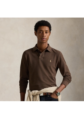 Custom Slim Fit Mesh Polo Shirt