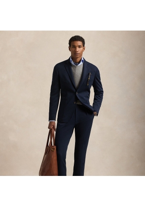 Pleated Double-Knit Suit Trouser