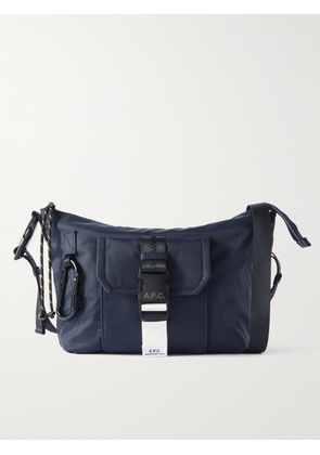 A.P.C. - Trek Shell Messenger Bag - Men - Blue